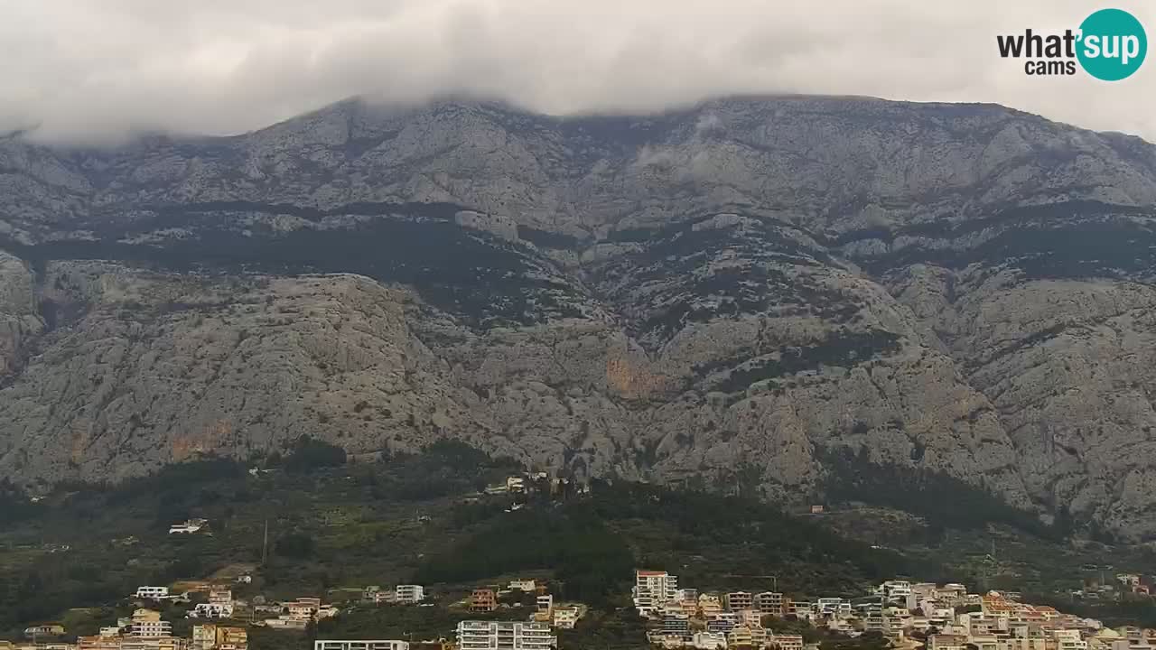 Stupendo panorama di Makarska livecam