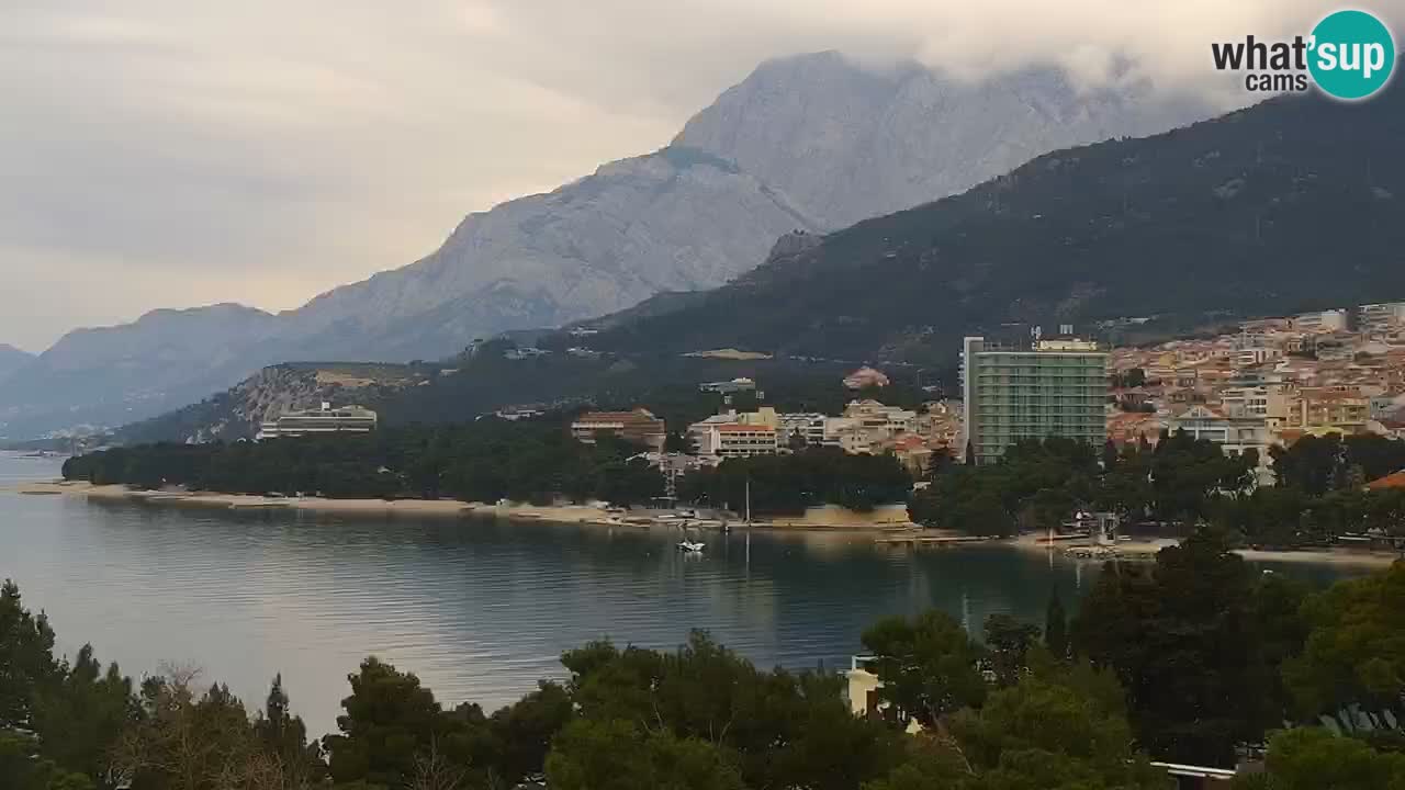 Stupendo panorama di Makarska livecam