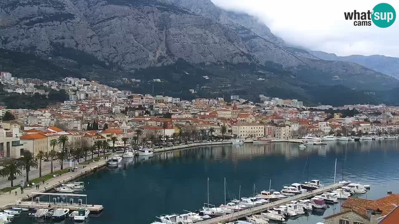 Panorama Makarska webcam