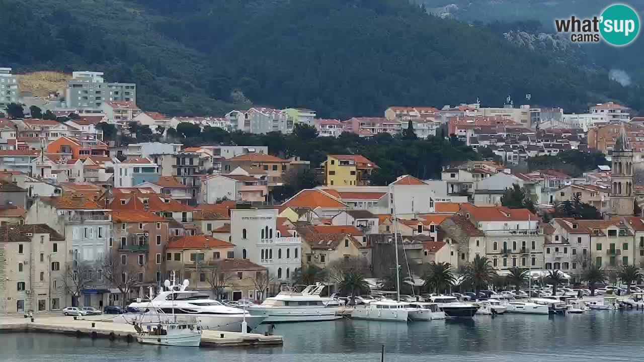 Panorama Makarska webcam