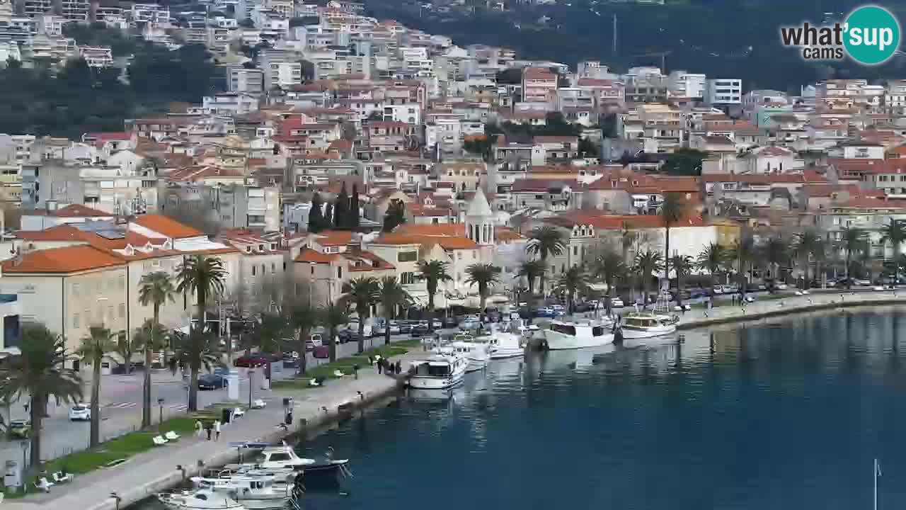 Stupendo panorama di Makarska livecam