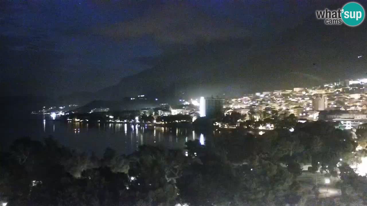 Stupendo panorama di Makarska livecam