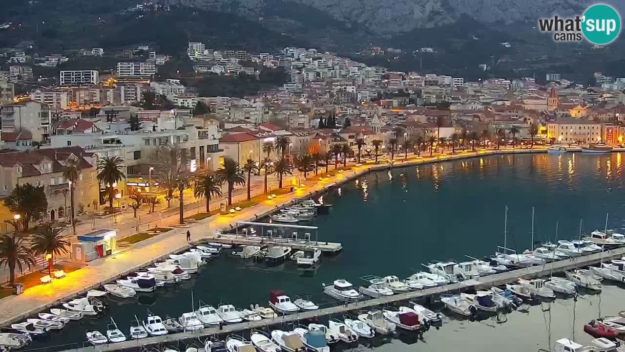 Panorama Makarska webcam