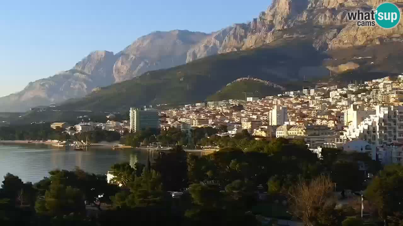 Panorama Makarska webcam