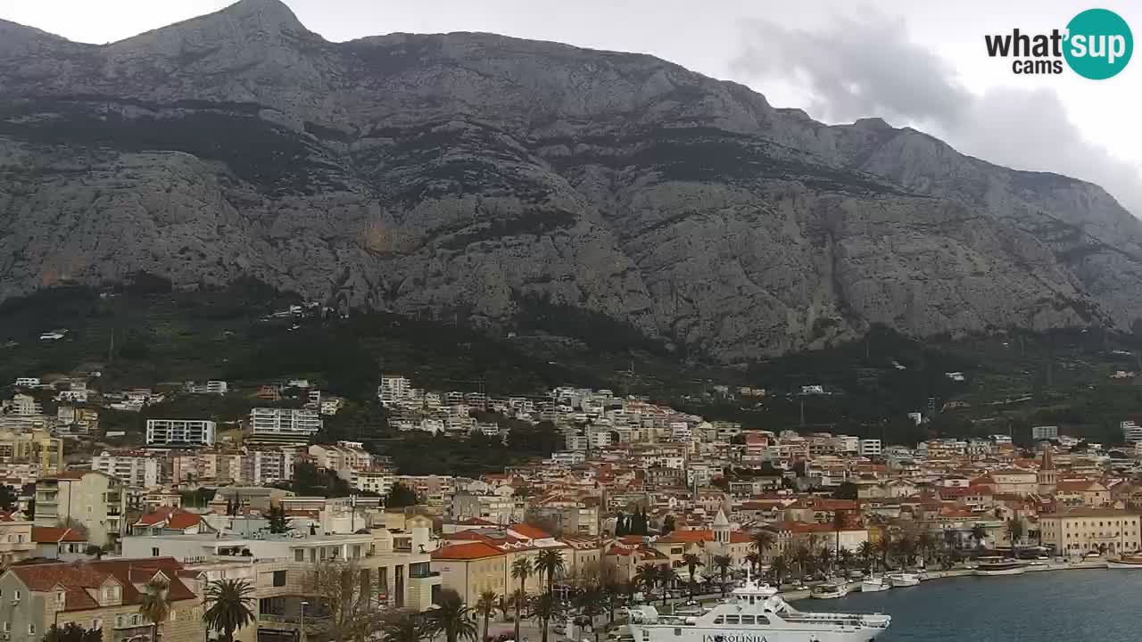 Stupendo panorama di Makarska livecam