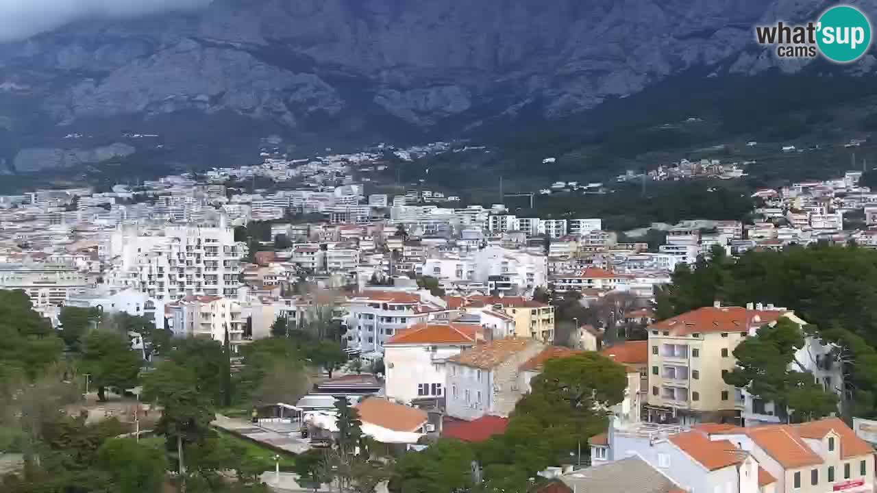 Stupendo panorama di Makarska livecam