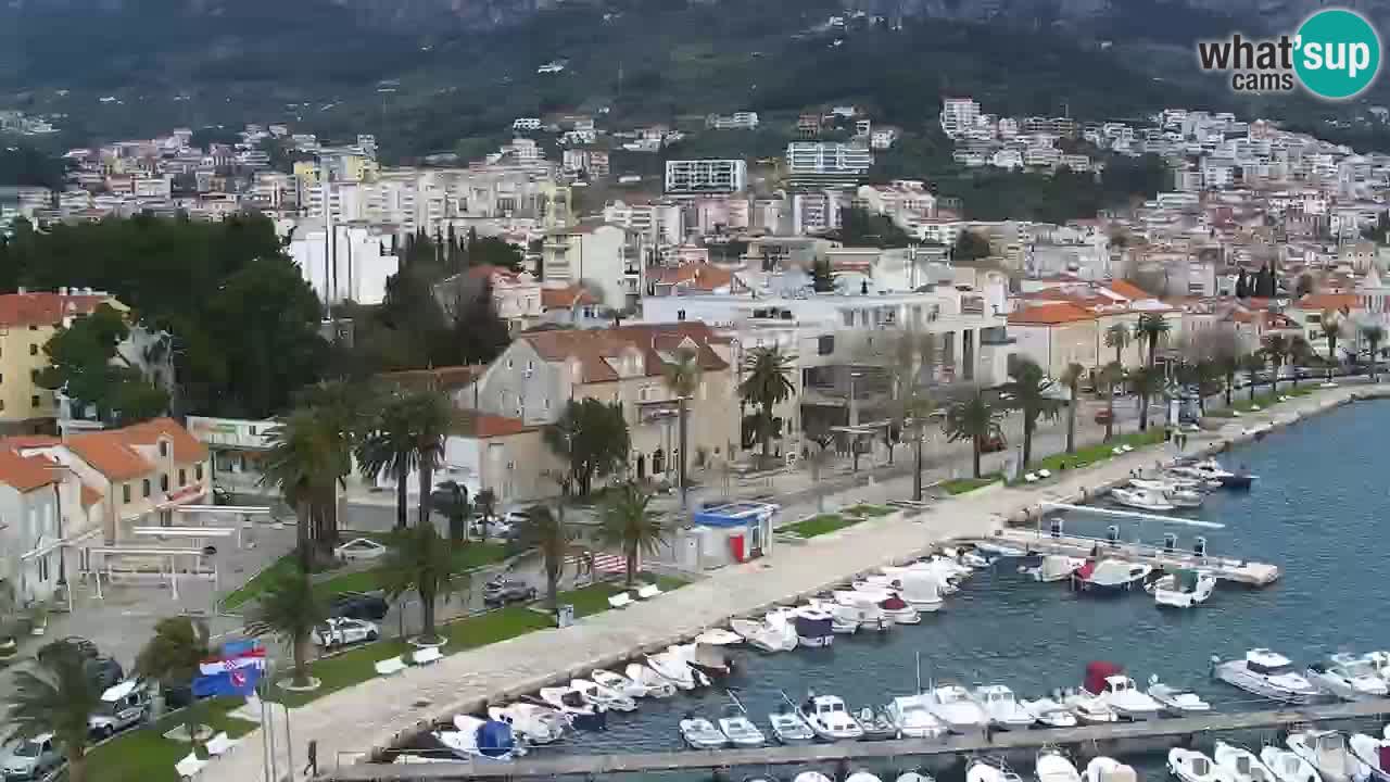 Panorama Makarska webcam