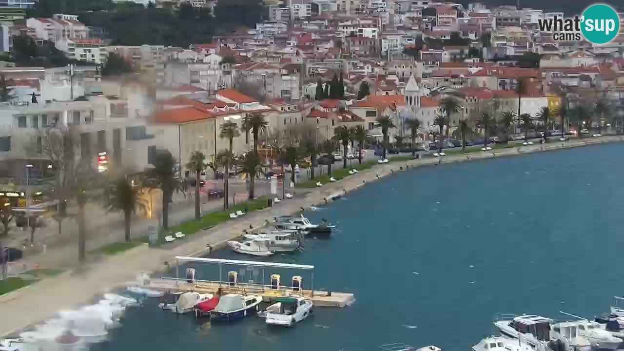 Stupendo panorama di Makarska livecam