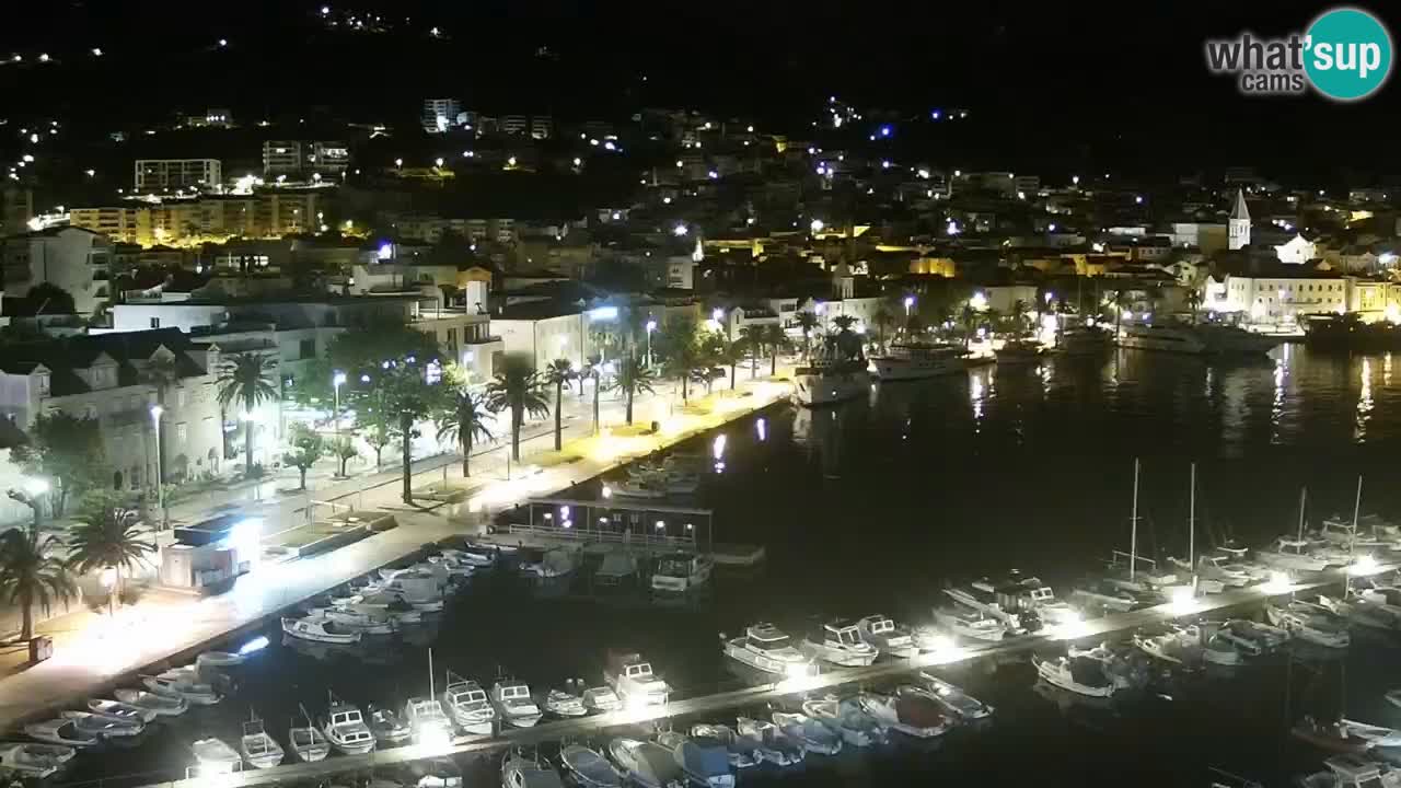 Stupendo panorama di Makarska livecam