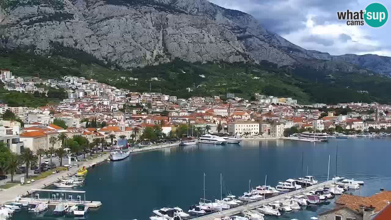 Panorama Makarska webcam