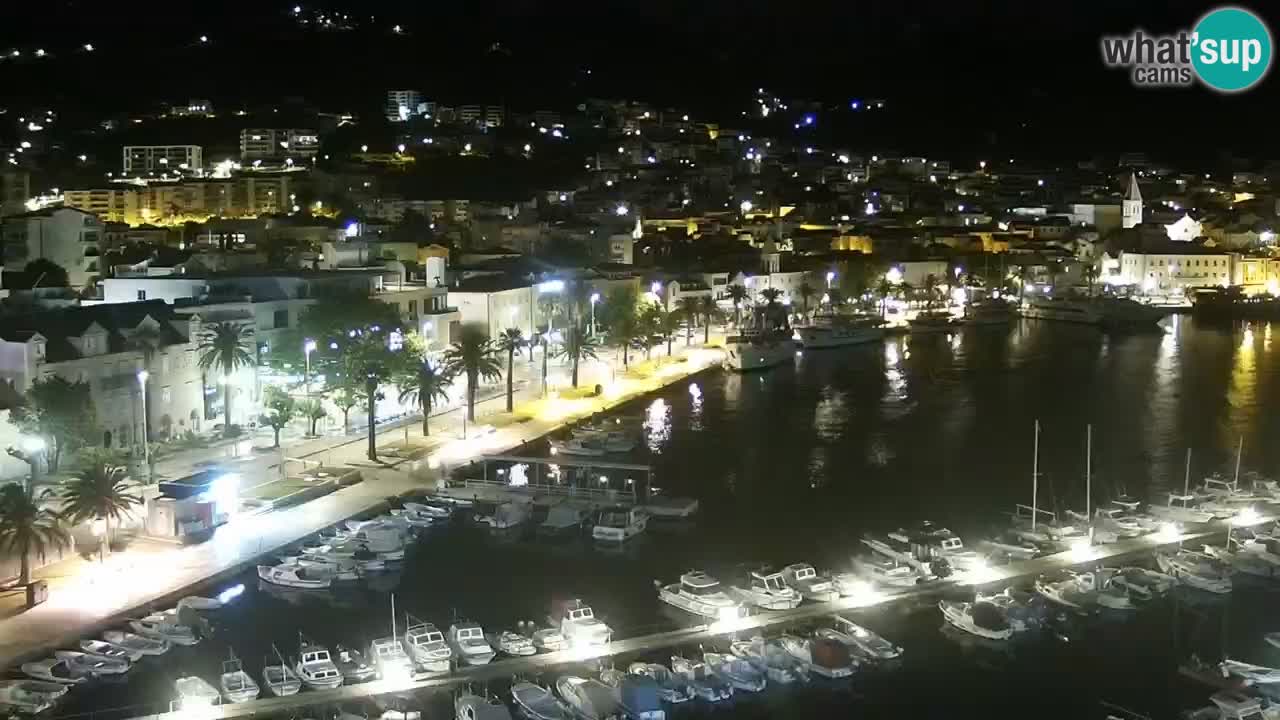 Stupendo panorama di Makarska livecam