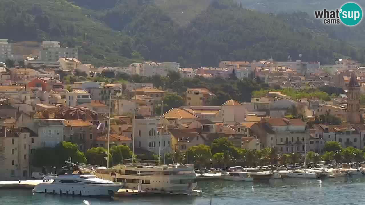 Panorama Makarska webcam