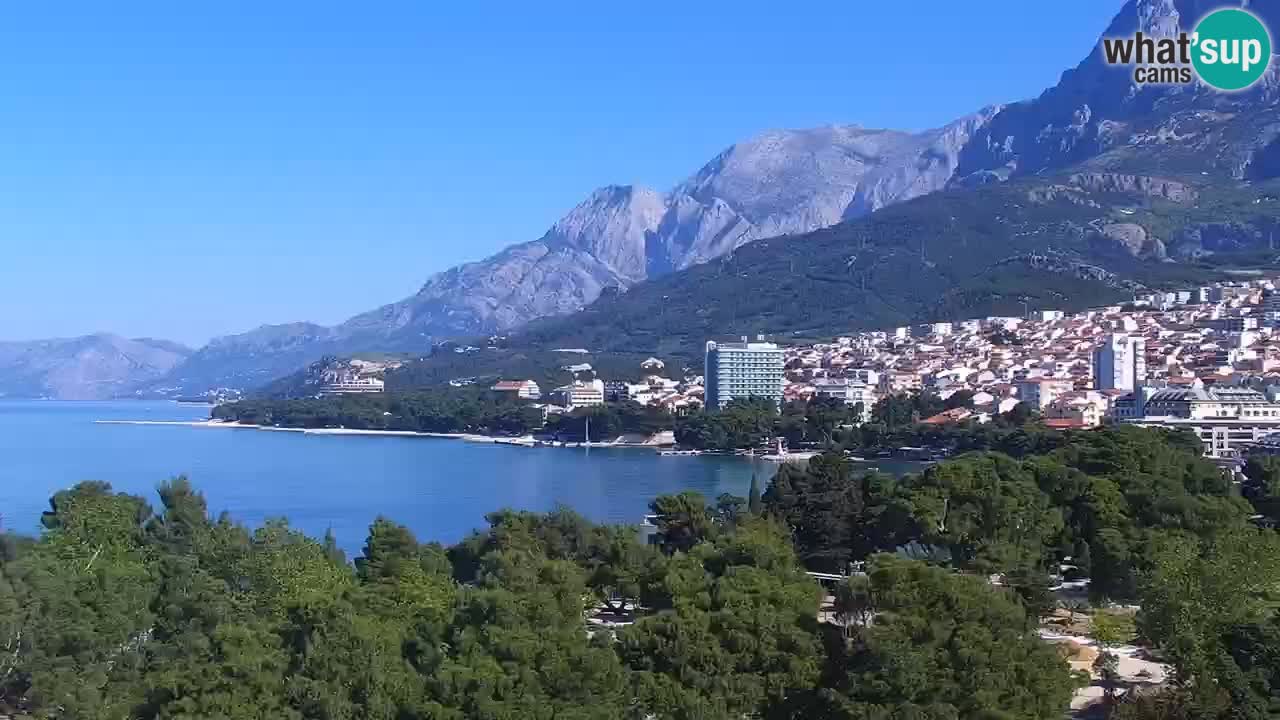 Panorama Makarska webcam