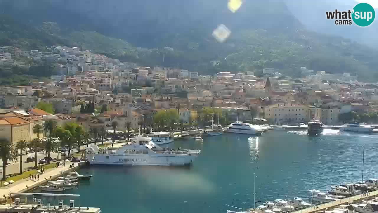 Panorama Makarska webcam
