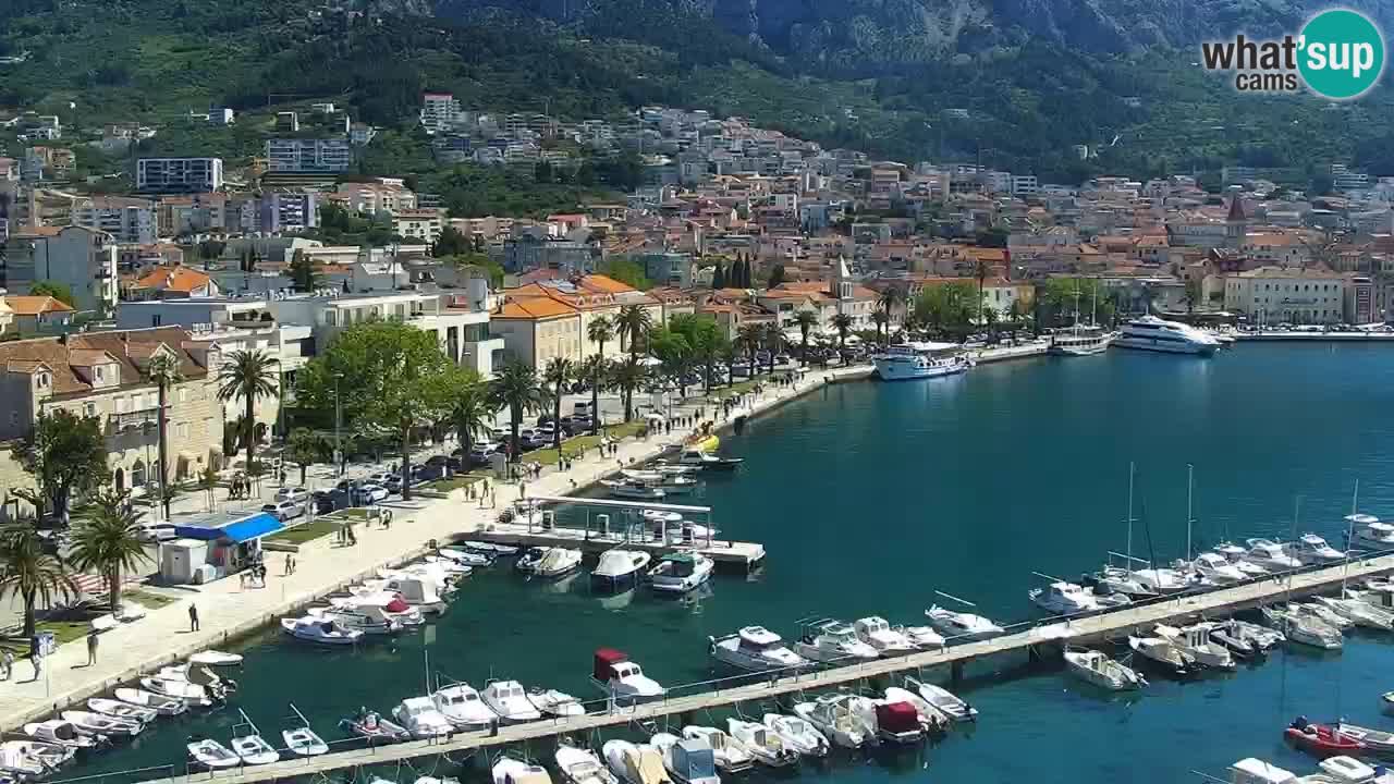 Stupendo panorama di Makarska livecam