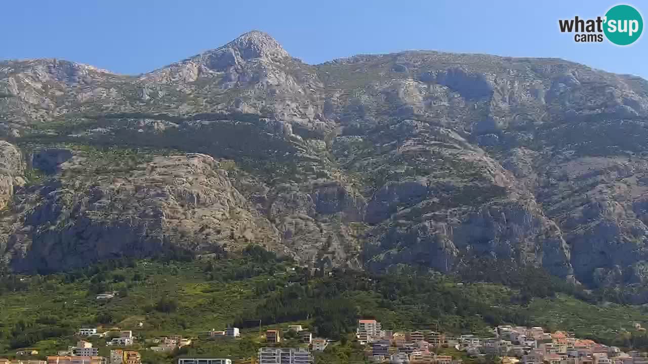 Stupendo panorama di Makarska livecam