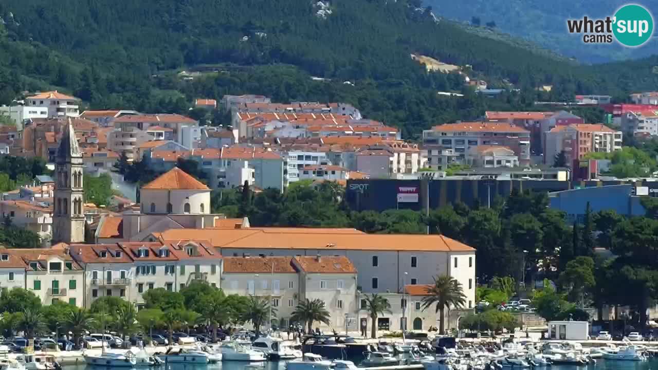 Stupendo panorama di Makarska livecam