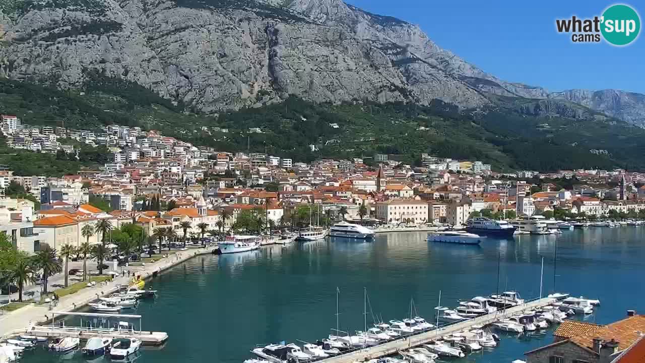 Panorama Makarska webcam