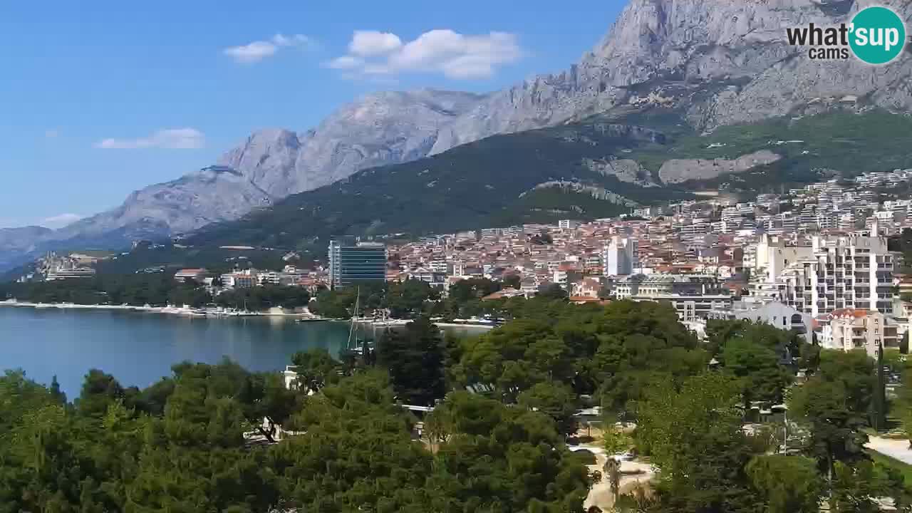 Panorama Makarska webcam
