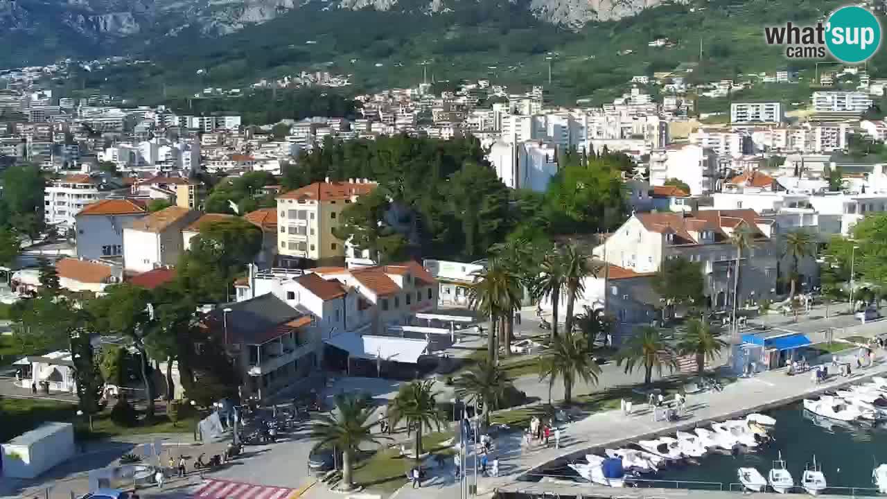 Stupendo panorama di Makarska livecam