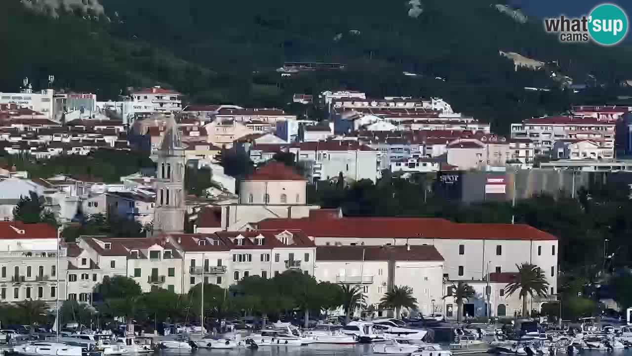 Stupendo panorama di Makarska livecam
