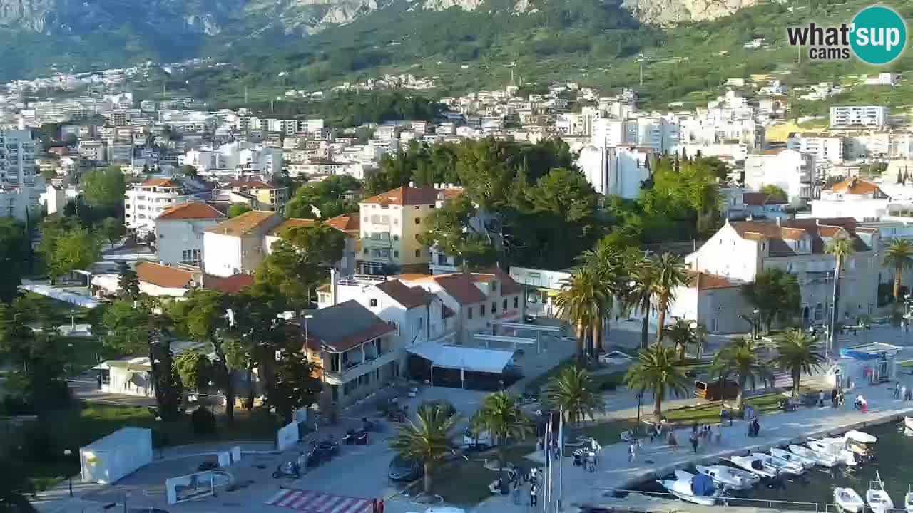 Stupendo panorama di Makarska livecam