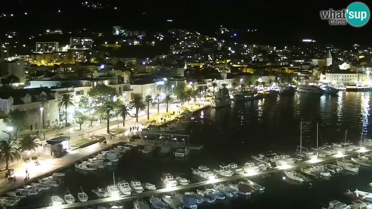 Stupendo panorama di Makarska livecam
