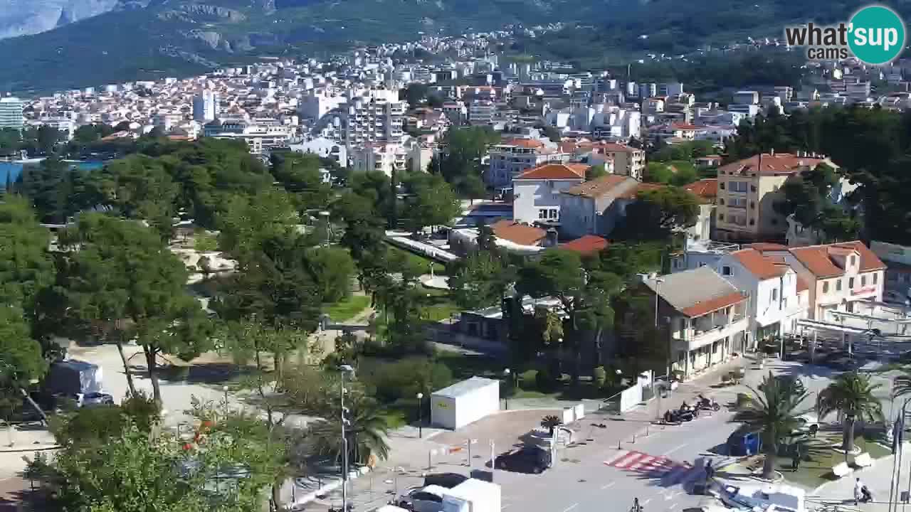 Stupendo panorama di Makarska livecam