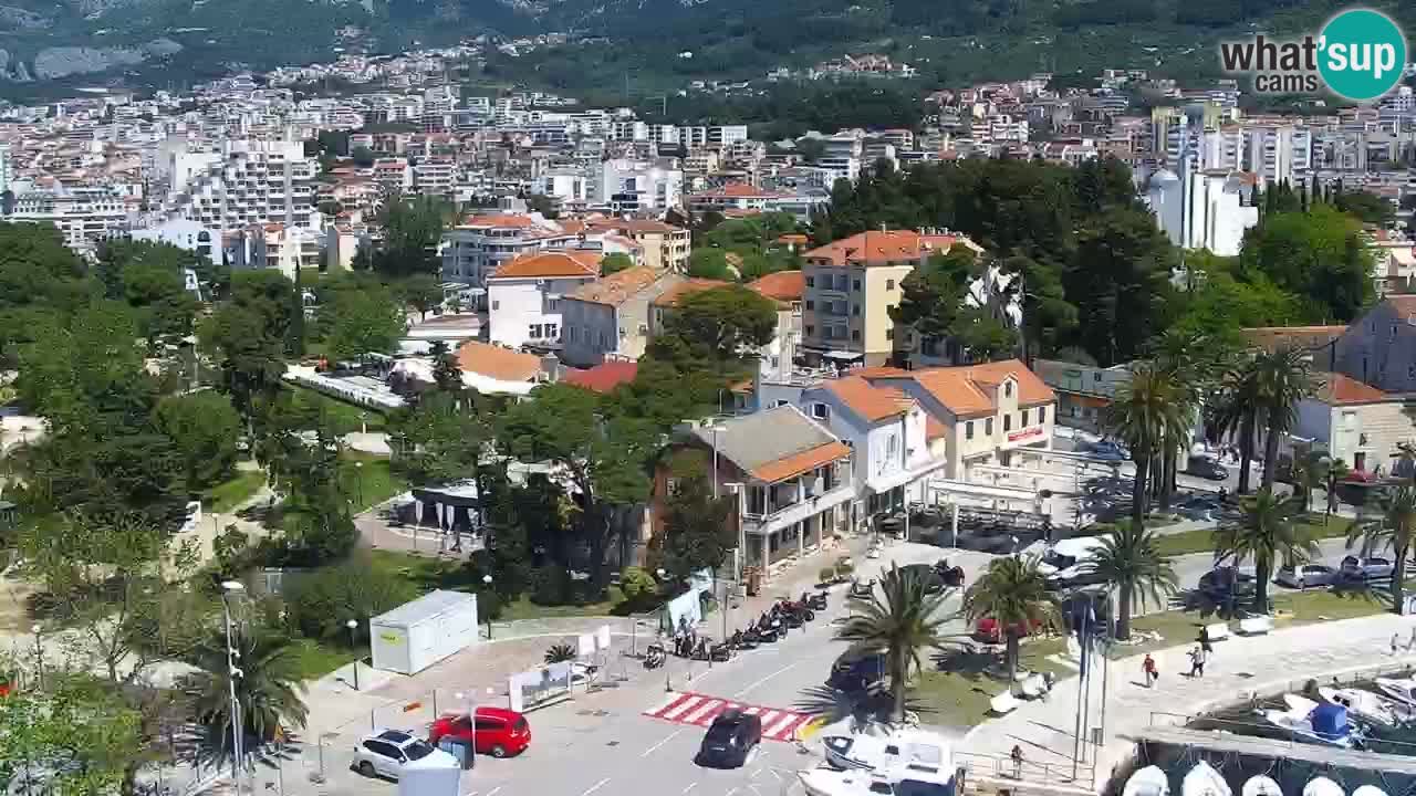 Stupendo panorama di Makarska livecam