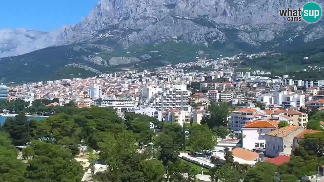 Panorama Makarska webcam