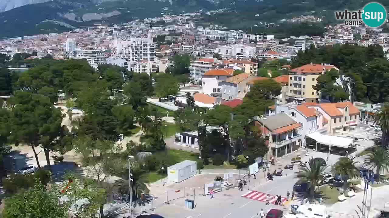 Panorama Makarska webcam