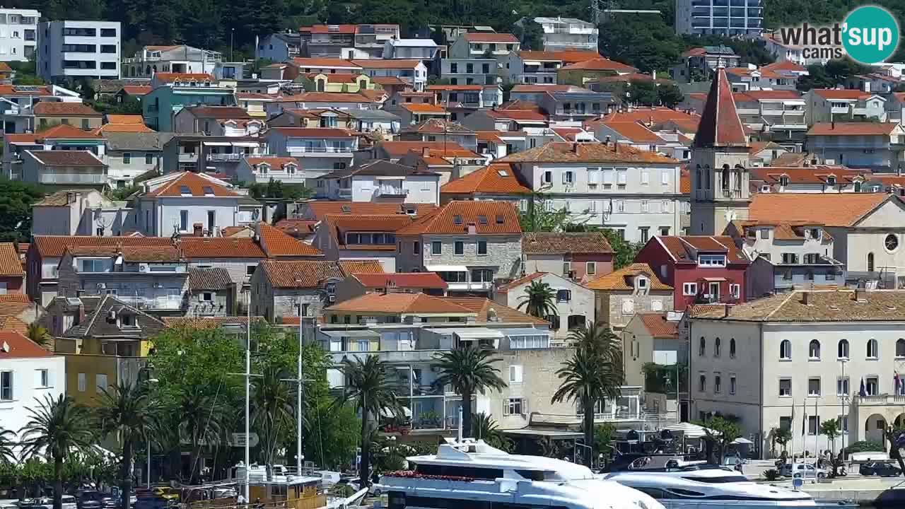 Panorama Makarska webcam