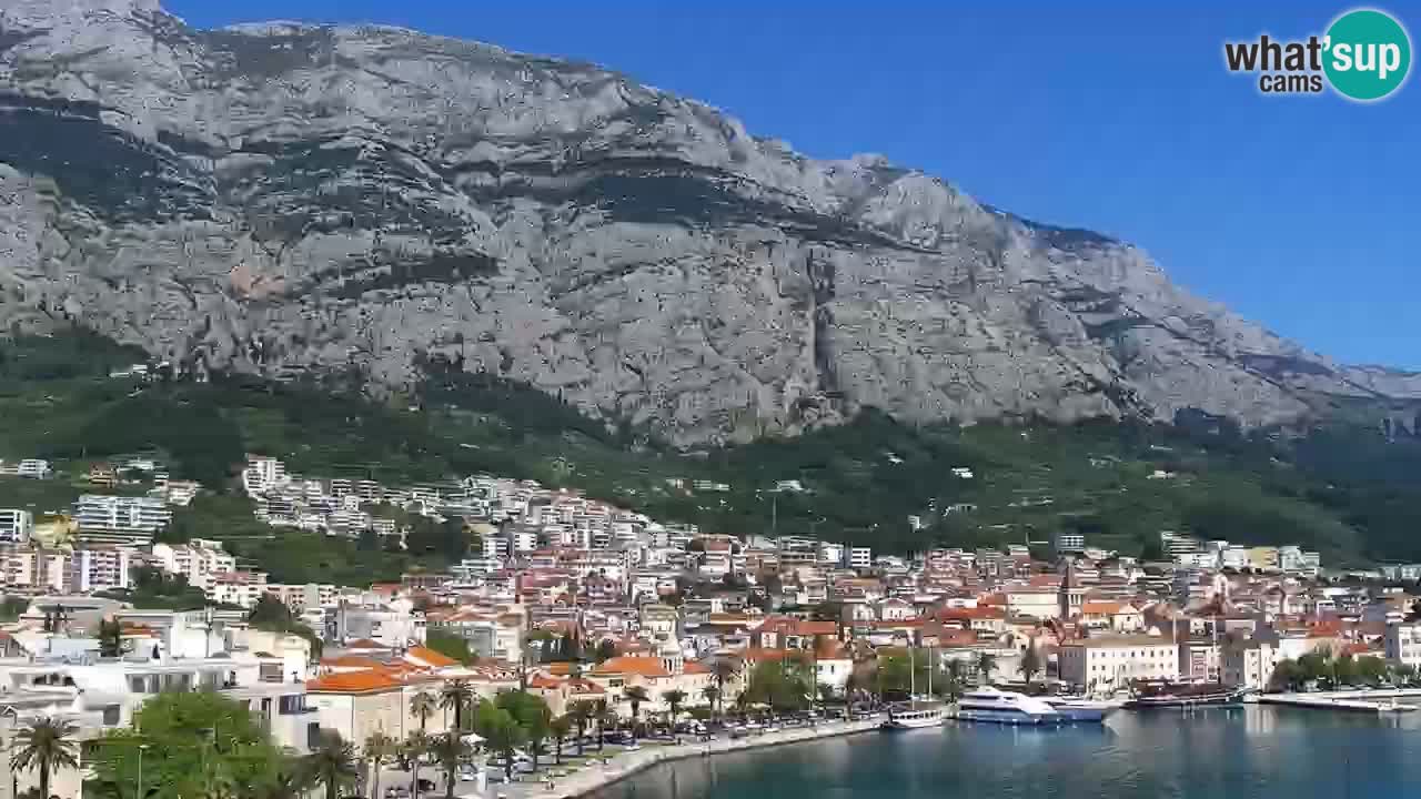 Panorama Makarska webcam