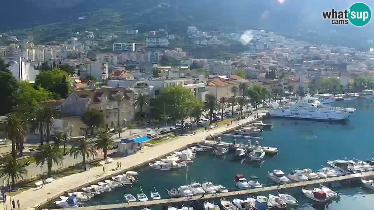 Panorama Makarska webcam