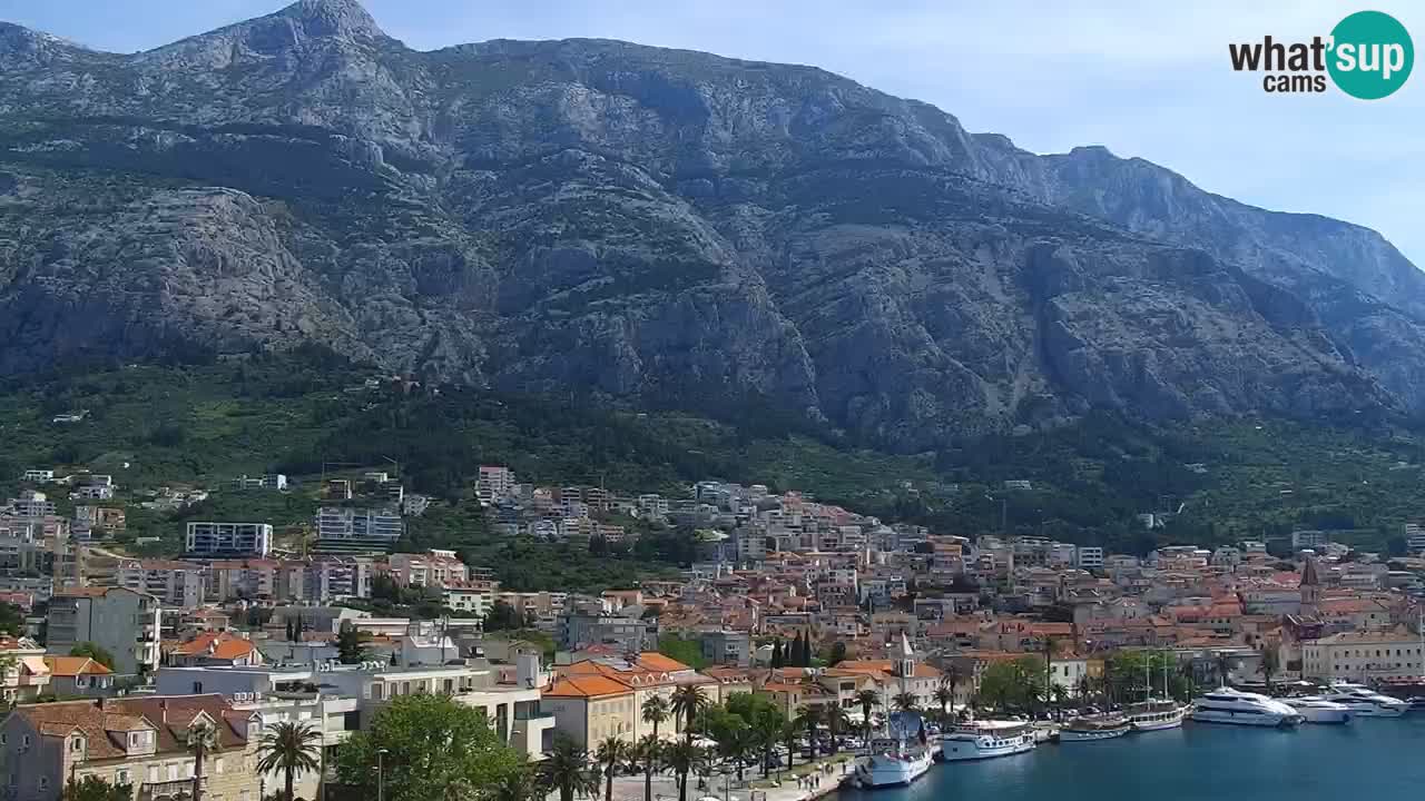 Panorama Makarska webcam