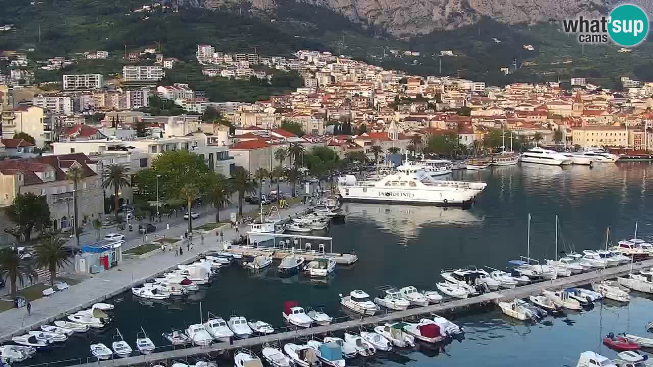 Panorama Makarska webcam