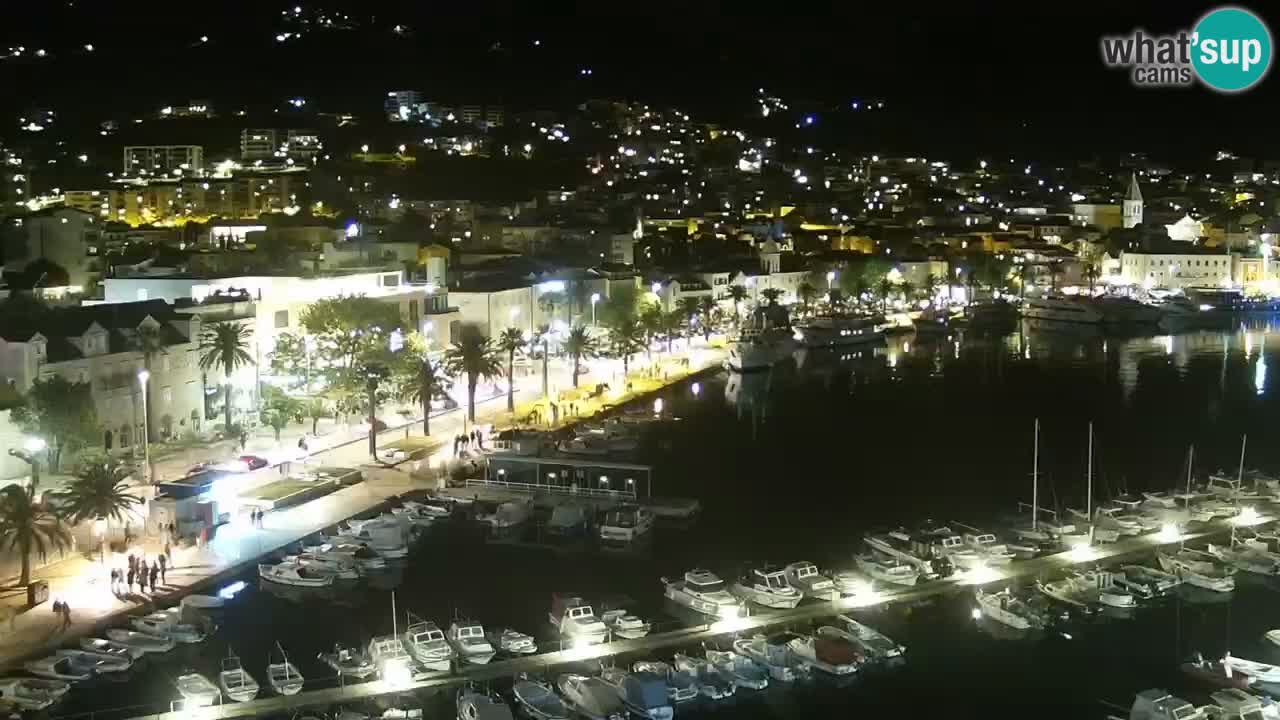 Stupendo panorama di Makarska livecam