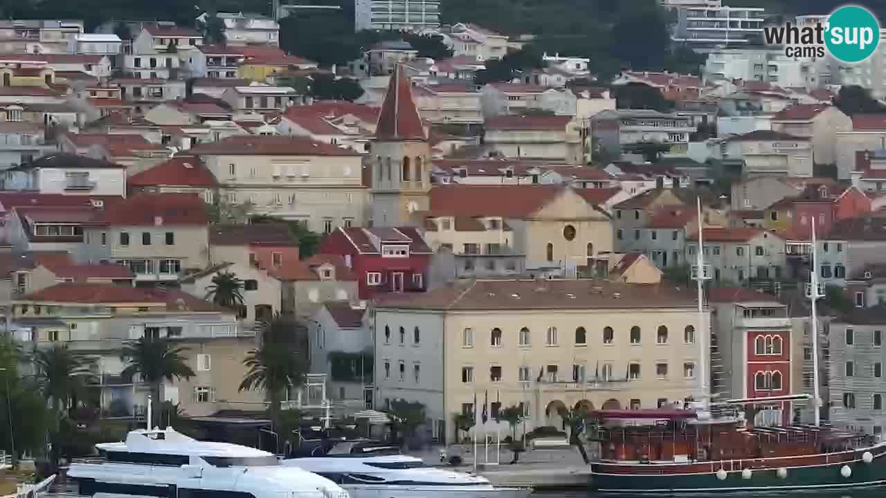 Stupendo panorama di Makarska livecam