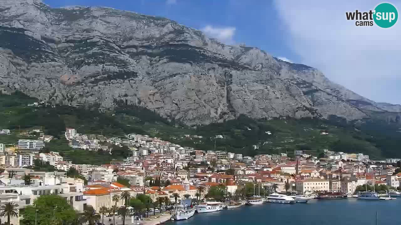 Stupendo panorama di Makarska livecam
