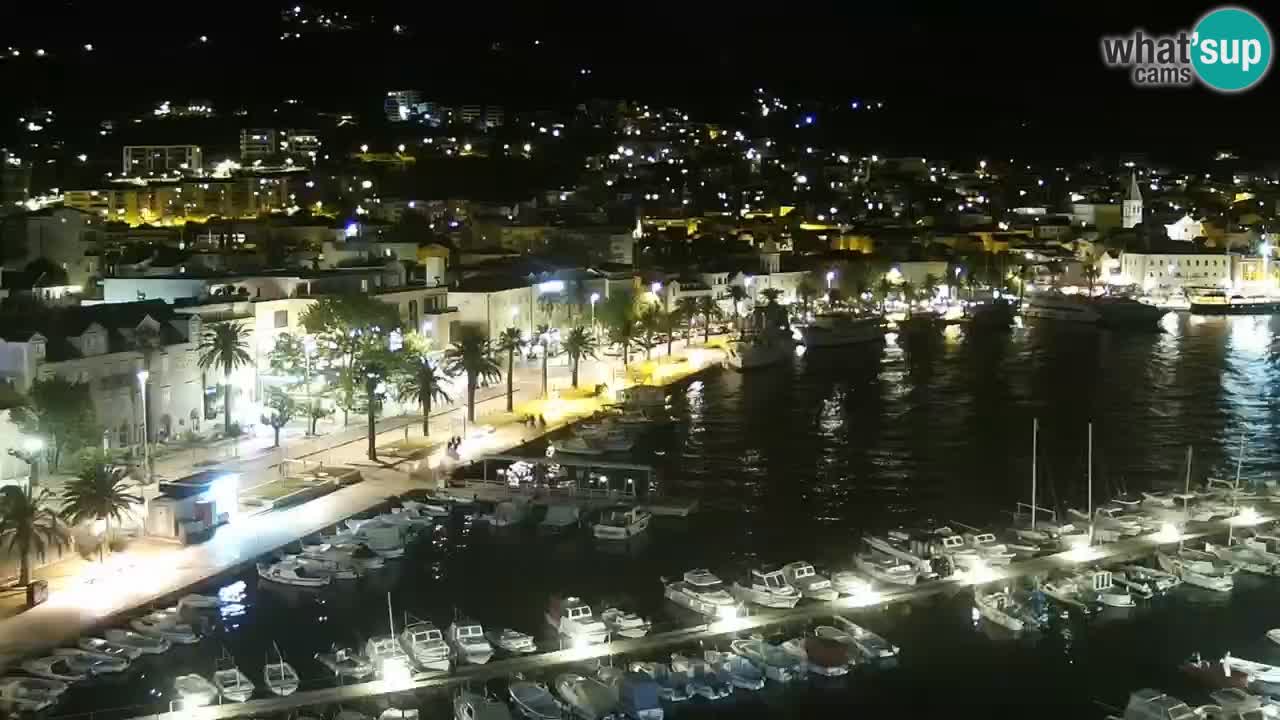 Stupendo panorama di Makarska livecam