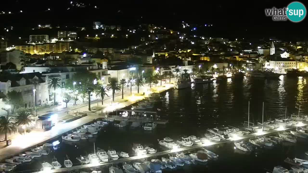 Stupendo panorama di Makarska livecam