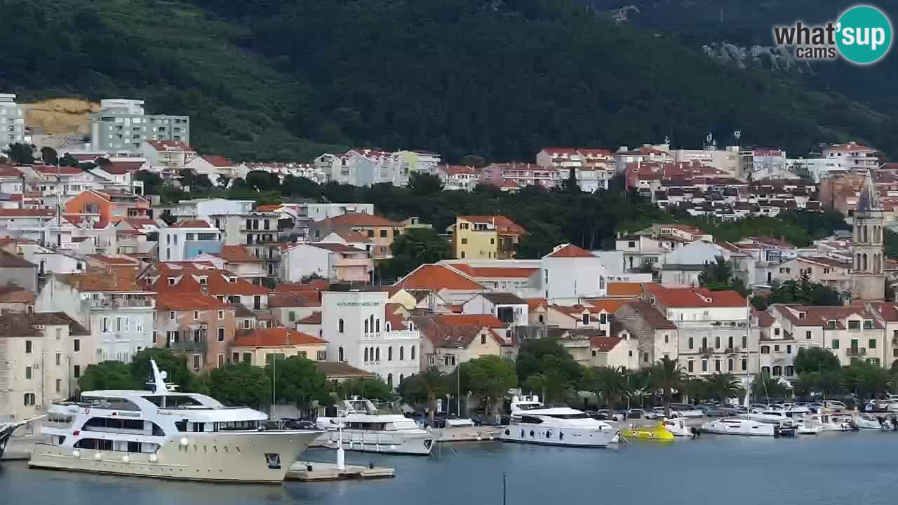 Stupendo panorama di Makarska livecam