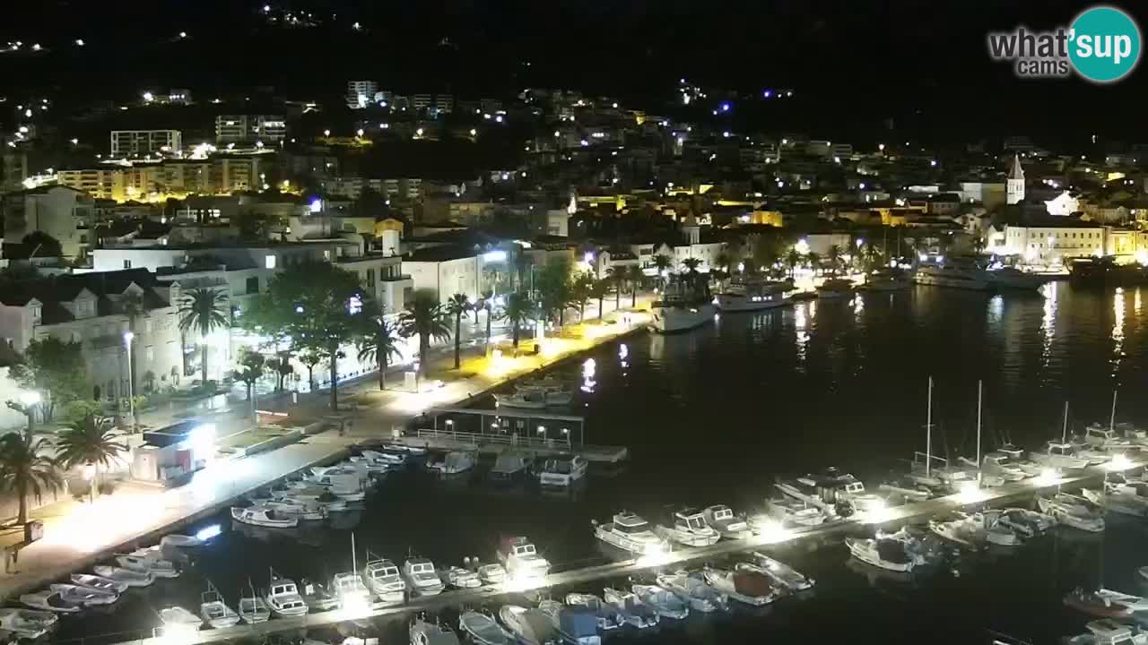 Stupendo panorama di Makarska livecam