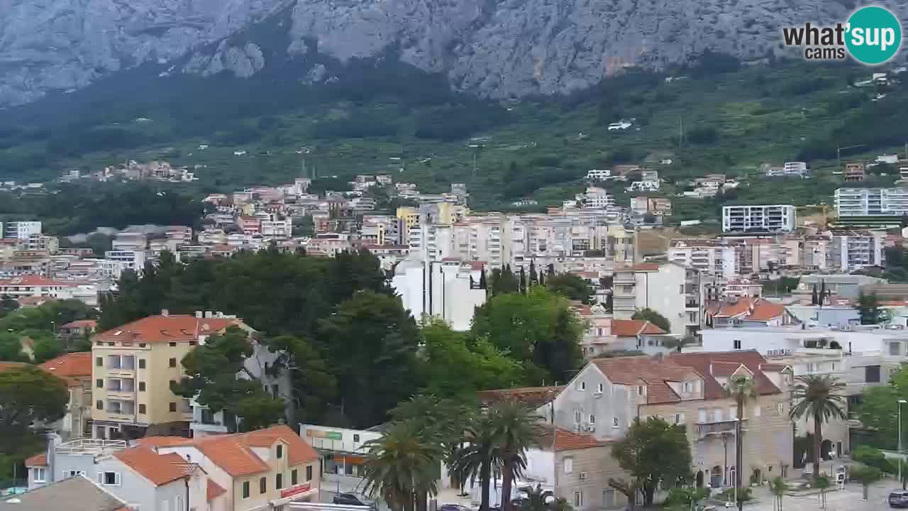 Panorama Makarska webcam