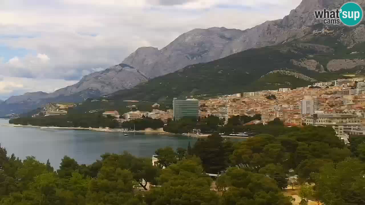 Stupendo panorama di Makarska livecam