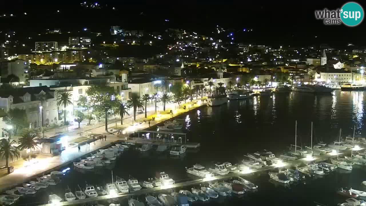 Stupendo panorama di Makarska livecam
