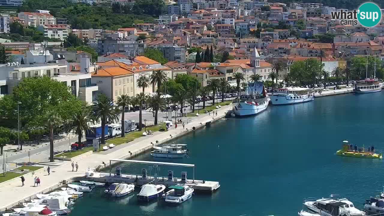 Stupendo panorama di Makarska livecam
