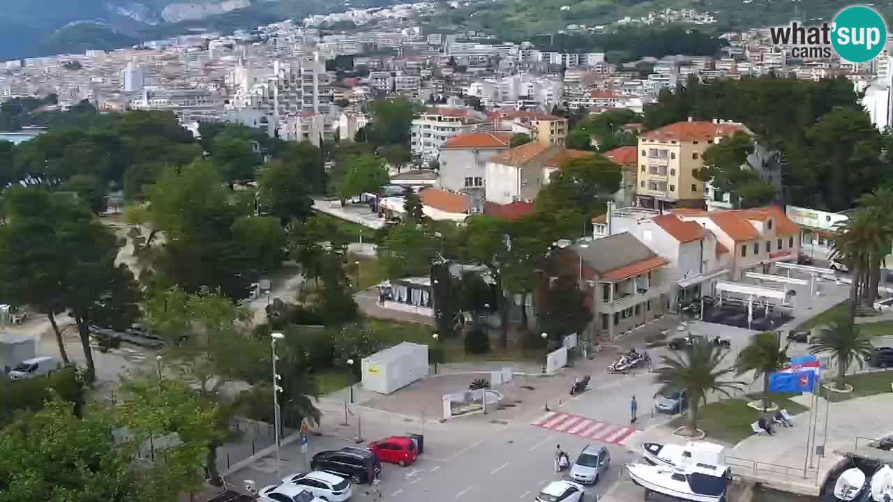 Stupendo panorama di Makarska livecam