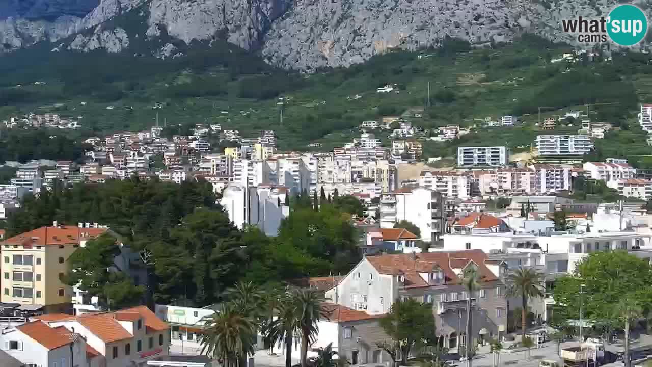 Stupendo panorama di Makarska livecam
