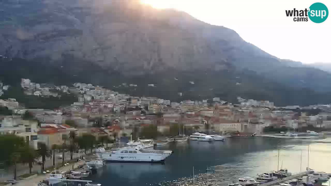 Panorama Makarska webcam